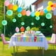 thumbnail image 2 of Kearding Juego de bolas de flores de papel verde de 7,8 pulgadas, 1 Uds., papel para fiesta de cumpleaños, bolas de papel con pompón, Kits de decoración para fiestas Verde 10 pulgadas, 2 of 6