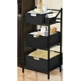 thumbnail image 4 of 7 Pack Durable Woven Fabric Storage Baskets, Shelf & Closet Organization for Adults in  Black, 4 of 6