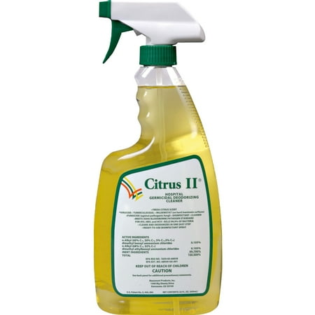 Deodorizing Upholstery - Citrus II Fresh Citrus Scent Hospital Germicidal Deodorizing Cleaner, 22 fl oz