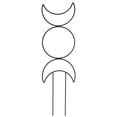 thumbnail image 3 of SPRING Potted Plant Stand Geometric Moon Plant Climbing Stand Support Flower Rack, 3 of 9