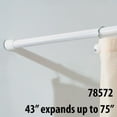 thumbnail image 2 of Interdesign Shower Curtain Tension Rod, White Cameo, 2 of 3