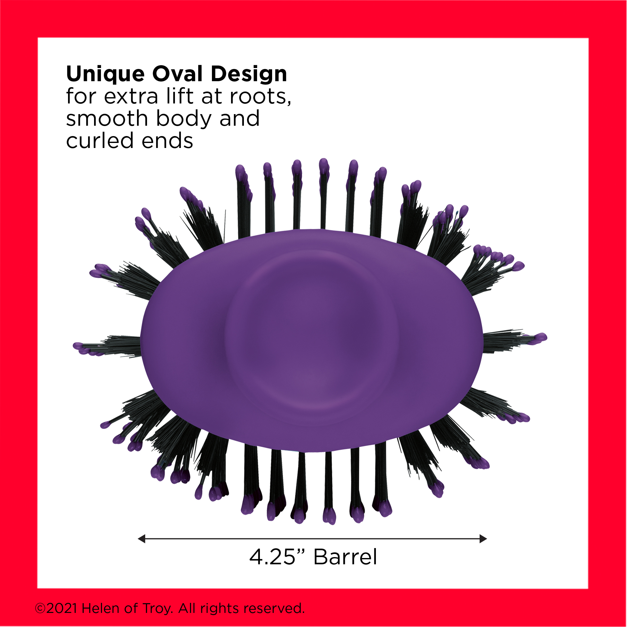 Revlon One-Step Ceramic Hair Dryer & Volumizer Hot Air Brush, Purple - image 3 of 6