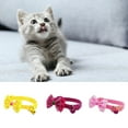 thumbnail image 1 of Flmtop Collier pour Animal de Compagnie Ajustable à Nœud Mignon à Pois avec Clochette Chien Chiot Chats Sangle de Cou pour la Marche l'Entraînement Bleu Saphir, 1 of 9