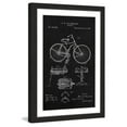 thumbnail image 2 of "Bicycle 1891 Black Paper" Framed Painting Art Print, 2 of 4