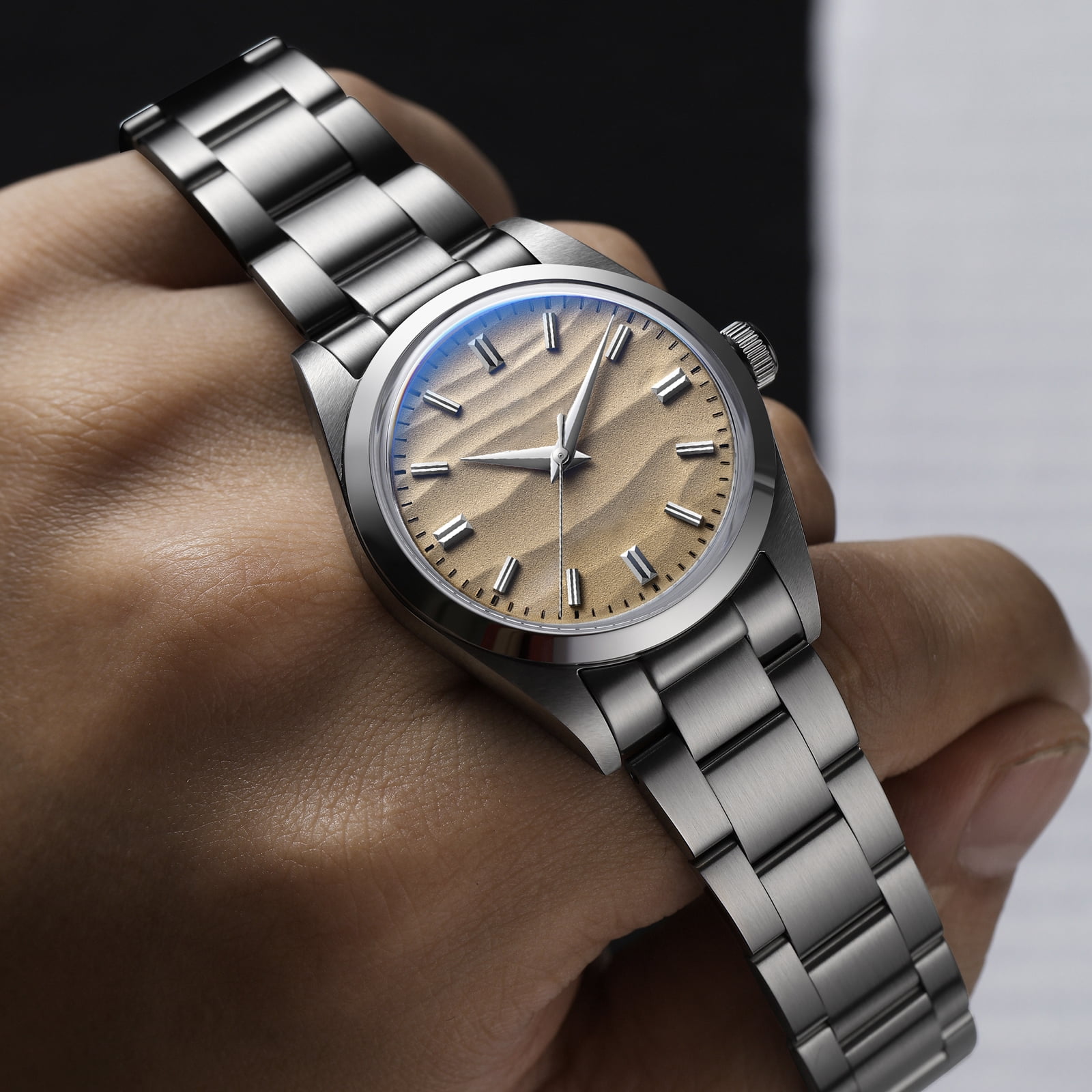 ADDIESDIVE Watches for Men with Japanese VH31 Quartz Movement, 316L Stainless Steel, 100m Waterproof Dive Watches, Unisex 36mm Dress/Casual AD2030