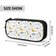 thumbnail image 4 of Goofa Dinosaur Pattern Big Capacity Pencil Pen Case Office College Large Storage High Capacity Bag Pouch Holder Box Organizer, 4 of 9