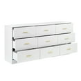 thumbnail image 5 of Toauuo Modern 9-Drawer Dresser for Bedroom - Wide Chest of Drawers with Ample Storage, Sturdy & Safe, 5 of 9
