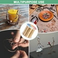 thumbnail image 7 of 0.3mm Jewelry Wire, 28 Gauge 328FT Craft Wire Copper Beading Wire for Jewelry Making/Planting/Weaving/DIY Crafting, Soft Metal Wires [100M, Champagne Gold], 7 of 7