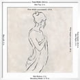 thumbnail image 5 of Art.com Alabaster Bather 1 Art Print by Karen Wallis, White Frame Wall Art, 29" x 29", 5 of 5