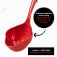 thumbnail image 4 of Starfrit Canning Scoop, Engraved Measures, Double Pour Spouts, Heat Resistant up to 400°F, Easy Pot Bottom Scooping, Red, 4 of 7