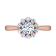 thumbnail image 3 of 1 Carat Diamond Ring in 14K Rose Gold (Ring Size 10), 3 of 5