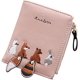 thumbnail image 1 of Cartera corta de piel sintética para mujer, cartera pequeña, tarjetero, 1 pieza, 1 of 4