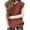 Brick Red, variant on Women Sweaters Knit Vest Casual Oversized Round Neck Pullover Sleeveless Lightweight One Piece Top