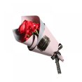 thumbnail image 1 of Hand Bouquet Artificial Single Rose  Holiday Gift Red, 1 of 6