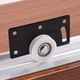 thumbnail image 4 of Rueda de riel para puertas de armario, rueda para gabinete con polea deslizante suave y silenciosa, rueda ranurada de metal y plástico para muebles de hogar y aplicaciones de oficina (4 pares), 4 of 5