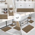 thumbnail image 6 of Smiry Bathroom Rugs Sets 2 Piece, Soft Absorbent Chenille Bath Rug Set, Non Slip Machine Washable Shaggy Bath Mats for Tub, Shower, and Floor (30x20+24x16, Camel), 6 of 6