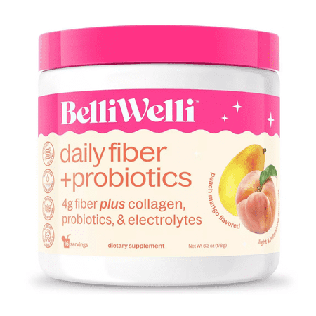 BelliWelli Vitamin Powder - Peach Mango - 6.3oz