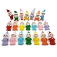 thumbnail image 2 of Venta al por mayor, muñecas de decoración navideña de 2,5 pulgadas para regalos de niños, Mini elfos navideños, muñecos elfos coloridos, muñecos gemelos, elfos, 2 of 3