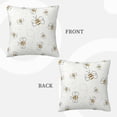 thumbnail image 3 of ZICANCN Bees Design Nature Decorative Throw Pillow Covers , Couch Sofa Decorative Knit Pillow Covers for Living Room Farmhouse 16"x16", 3 of 8