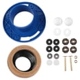 thumbnail image 2 of de Inodoro con Anillo para Kit Reemplazo Inodoros, Incluye Pernos, Reparación PVC, Instalación Ajuste, 2 of 5