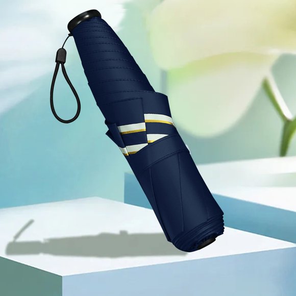 Fridja Clearance Portable Manual Travel Umbrella Windproof& Umbrella Folding Umbrella Men's & Girls' Umbrella with-resistant Vinyl Coating Holiday Gifts
