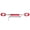 Red, variant on Premium 7/8 inch / 22 mm Universal Motorcycle Handlebar Cross Bar Adjustable Strengthen Balance Lever CNC Aluminum Alloy in Red for Superior Stability, Vibration Reduction, and Upgraded Performance