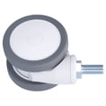 thumbnail image 1 of Rueda Rueda Universal Silenciosa de Alta Carga sin Vibración con Vástago de Rosca M12 para Sillas de Oficina para Bancos de Trabajo ANGGREK Otros, 1 of 8