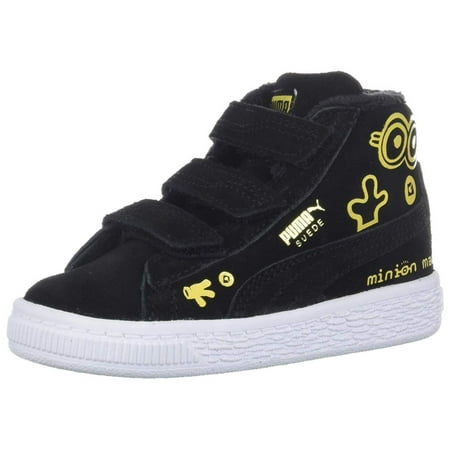 Kids Puma Boys Minions Toddler Suede Mid Top   Fashion Sneaker