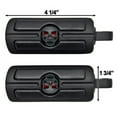 thumbnail image 4 of Krator Skull Head Front or Rear Foot Peg Foot Rests Black Compatible with Harley-Davidson Dyna Male Peg Mount, 4 of 4