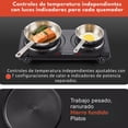 thumbnail image 3 of Parrilla Electrica ELITE CUISINE 2 Quemadores Color Negro, 3 of 7