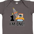 thumbnail image 4 of Inktastic First Birthday Construction Truck 1 Year Old Boys Baby Bodysuit, 4 of 5