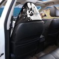 thumbnail image 5 of POLERO Cooling Sweat Carseat Protector Waterproof Microfiber Towel, Compatible with Truck Seat Van, for SUVs Trucks Sedans, Dog Paw Heartbeat Theme, 5 of 7