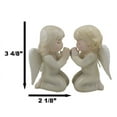 thumbnail image 6 of Ebros Nostalgic Praying Boy And Girl Angels Magnetic Ceramic Salt Pepper Shakers, 6 of 9