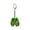 Green, variant on Dutch Wooden Shoes Keychain Natural