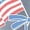 CHAMBRAY BLUE, variant on Instant Message - America the Bowtiful Short Sleeve Boxy Graphic T-Shirt