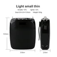 thumbnail image 3 of S258 10W Voice Amplifier Mini Audio Portable Speaker Natural Stereo Sound Wired Microphone Loudspeaker For Teachers Speech ,Easy to Use, 3 of 6