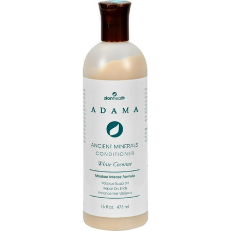 Zion Health Adama Minerals Anti Frizz Conditioner - White Coconut - 16 fl oz