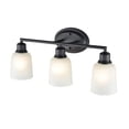 thumbnail image 2 of Amberle 3 - Light Matte Black / Black Wall Sconce, 2 of 6