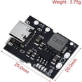 thumbnail image 3 of HUGFEGWE Type-C USB 5V 2A Boost Converter Step-Up Power Module Lithium Battery Charging Protection Board LED Display USB for DIY Charger (Color : with Welding) CJB91-124265, 3 of 6