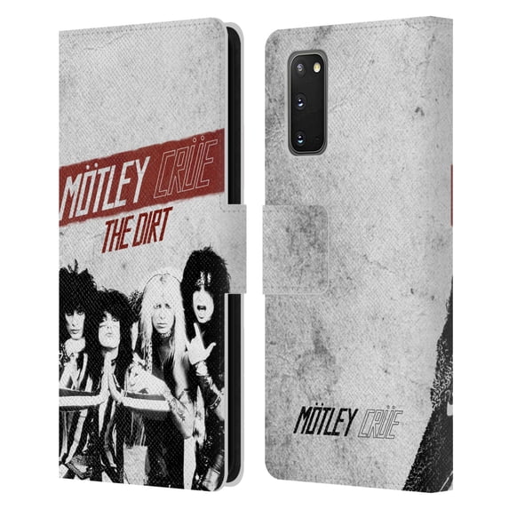 Head Case Designs Officially Licensed Motley Crue Key Art The Dirt Leather Book Wallet Case Cover Compatible with Samsung Galaxy S20 / S20 5G