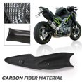 thumbnail image 4 of Eslabón De La Cadena De Escape De La Motocicleta Cubierta Protectora Del Escudo Térmico De Fibra De Carbono Carcasa Anti-Escaldado Para Kawasaki Noticed VI004735-00, 4 of 6
