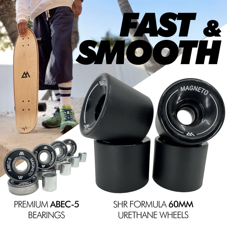 週末のみ値下げ　Magneto Mini Cruiser クルーザー28インチ Magneto Boards Mini Cruiser Skateboard, Canadian Maple Deck