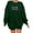Dark Green, variant on MAIHAN Valentines Sweatshirt for Women "Book Lover" Print Valentine Long Sleeve Casual Blouses Y2k Trendy Soft Clothes Crew Neck Pullover(Beige,L)