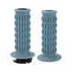 thumbnail image 1 of Kit de cubiertas para manillares de motocicleta Unique Bargains 7/8" 22mm 15/16" 24mm, empuñaduras antideslizantes de TPU para motocicleta, scooter, bicicleta y ATV, color gris y azul, 1 juego, 1 of 1
