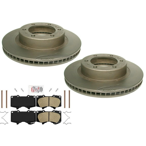 Off Road Disc Brake Rotors Pads Hardware for Toyota Tacoma 2005-2022 4x4 6 Lug