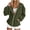 Army Green, variant on Women's Hooded Zip Up Sweatshirt Corduroy Jacket Lightweight Casual Long Sleeve with Pockets for Spring Fall Winter