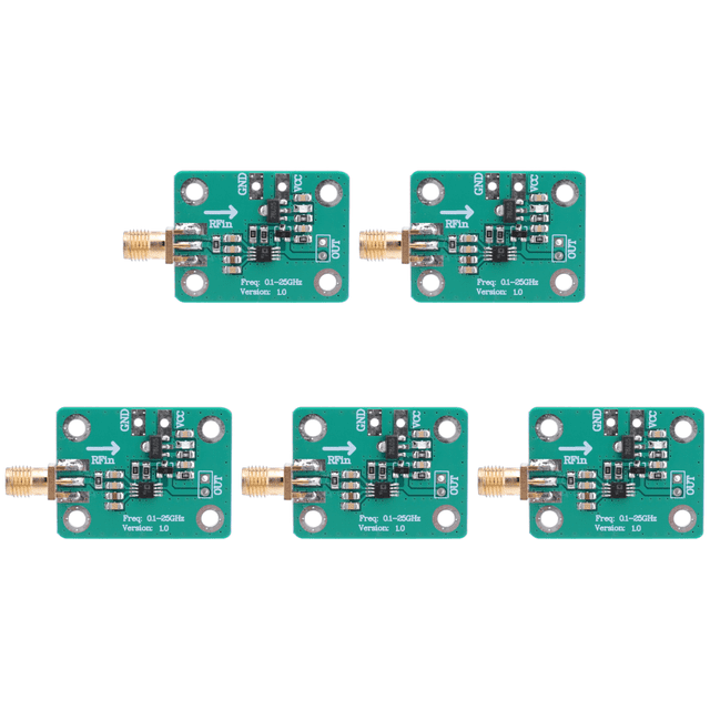 Detector logarítmico AD8313 -72dBm -2dBm 0 1-2 5 GHz Módulo detección potencia 7-15V