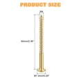 thumbnail image 2 of Vis en Bois M4 x 60mm Tête Ronde Fendue Vis Auto-Tappante 50 Pcs, 2 of 7