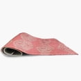 thumbnail image 3 of Simply Daisy 2' x 3' Pink Pyramid Stripe Chenille Indoor/Outdoor Rug, 3 of 3
