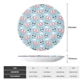 thumbnail image 2 of Sikiie Cute Panda Flying in the Sky Bone China Decorative Plate Personality Ceramic Dinner Plate Crafts Decorative Ceramic Decorative Plate -8in, 2 of 6